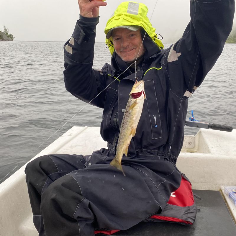 Fiskeutstyr til ferskvann for ørretfiske som fungerer